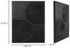 Moe's Home Collection Passages Washed Black Carved Wood Wall Art-5