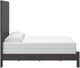 Signature Design by Ashley® Fraluna 4-Piece Charcoal King Bedroom Set-3