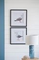 A & B Home Set of 2 Black/Gray/White Seagull Wall Art-4
