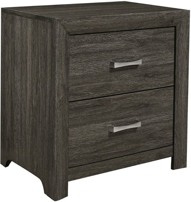 Homelegance® Edina Dark Gray Nightstand-0