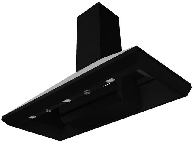 Vent-A-Hood® 48" Black Euro Style Wall Mounted Range Hood-3