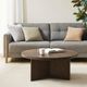 Olliix by Martha Stewart Sadie Brown Round Coffee Table-4