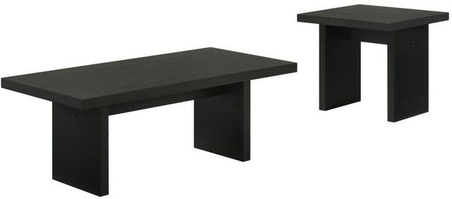 Coaster® Decker 2-Piece Black Occasional Table Set-0