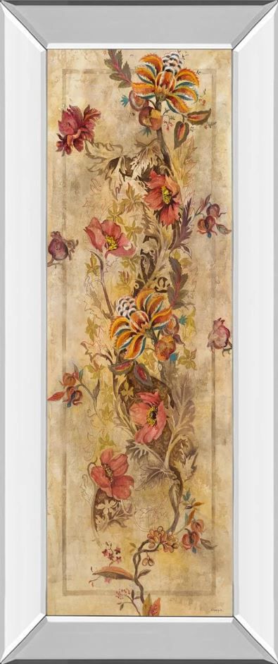 Classy Art Fleur Delicate l by Georgie Mirror Framed Wall Art-0