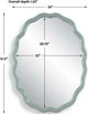 Uttermost® Isly Robin's Egg Blue Oval Mirror-2