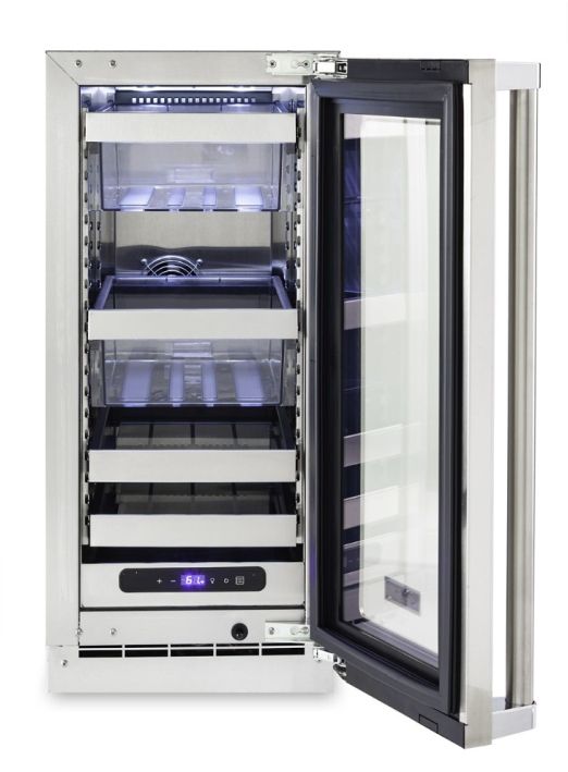 Viking® 15" Stainless Steel Wine Cooler-1