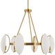 Uttermost® Oviform Warm Brass 6-Light Round Chandelier-3