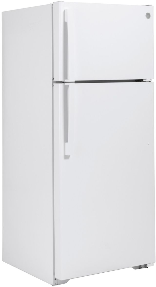 GE® 28" 17.5 Cu. Ft. White Top Freezer Refrigerator-3