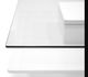 VIG Furniture Modrest Clarion Dark Clear/White Coffee Table-1