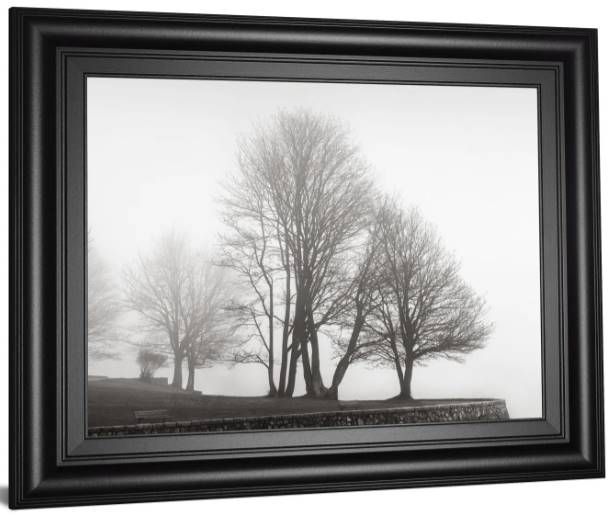 Classy Art Fog and Trees at Dusk by Lsh Wall Art-1