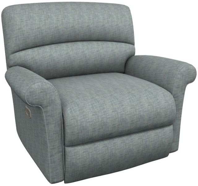 La-Z-Boy® Robin Indigo Power Reclining Chair and a Half with Headrest and Lumbar-0