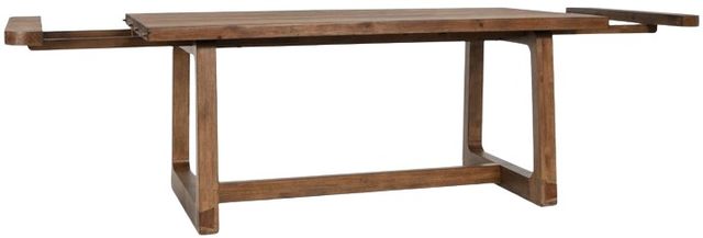 Classic Home Lyra Smoke Brown 80-110" Extendable Dining Table-3