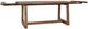 Classic Home Lyra Smoke Brown 80-110" Extendable Dining Table-3
