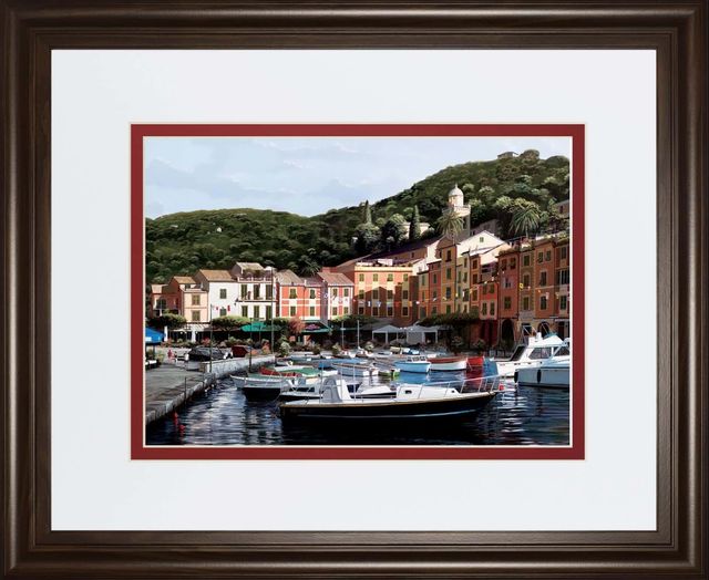 Classy Living Saunders, B. Sunshine over Portofino Wall Art-0