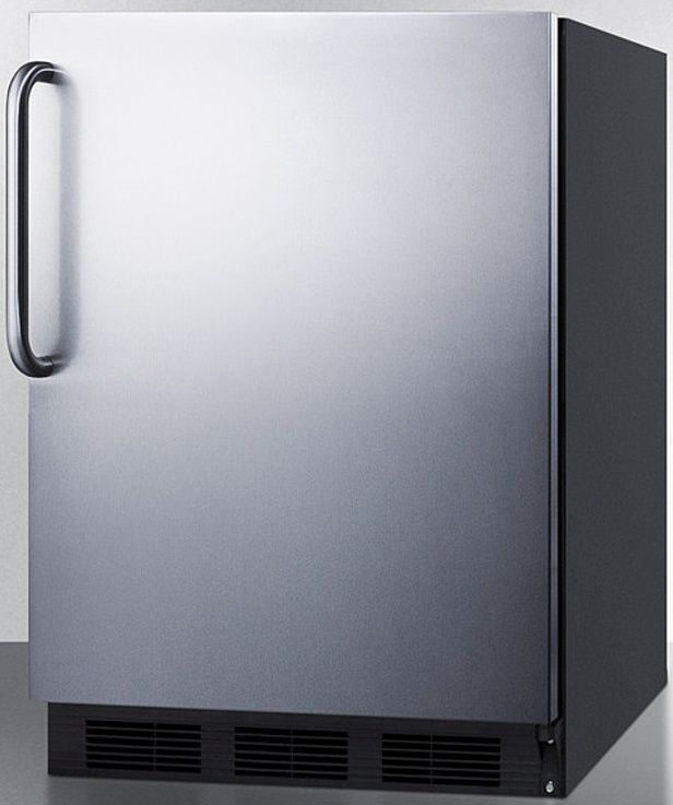Accucold® by Summit® 24" 5.5 Cu. Ft. Stainless Steel Compact Refrigerator-1