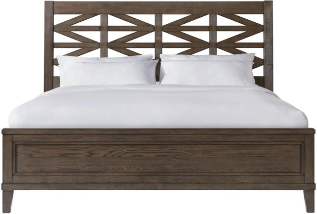 Intercon Preston Weathered Vintage Oak King Panel Bed-0