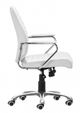 Zuo® Enterprise White Low Back Office Chair-1