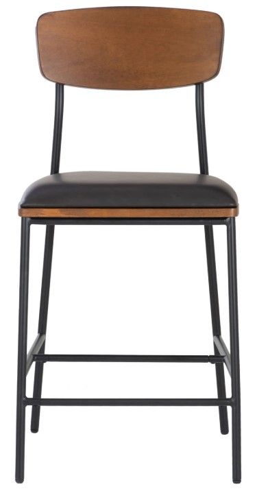 Powell® Telaco Black/Espresso Counter Stool-1