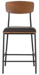 Powell® Telaco Black/Espresso Counter Stool-1