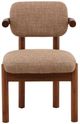 Dovetail Furniture Stratton Brown Dining Chair-1