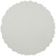 Century® Outdoor Complements Marquis White Concrete Outdoor Side Table-1