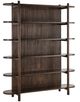Classic Home Redford Bark Brown Tall Bookcase-0