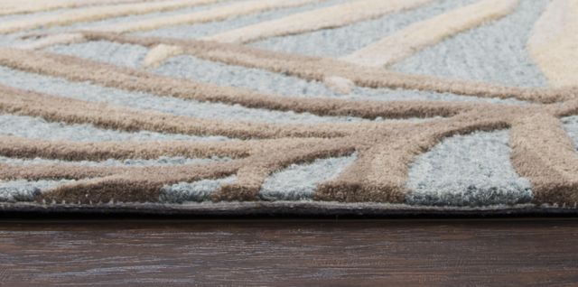 Rizzy Home Cabot Bay Seafoam 5' x 8' Rug-2