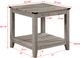 Crown Mark Milton 3-Piece Light Gray Occasional Table Set-3