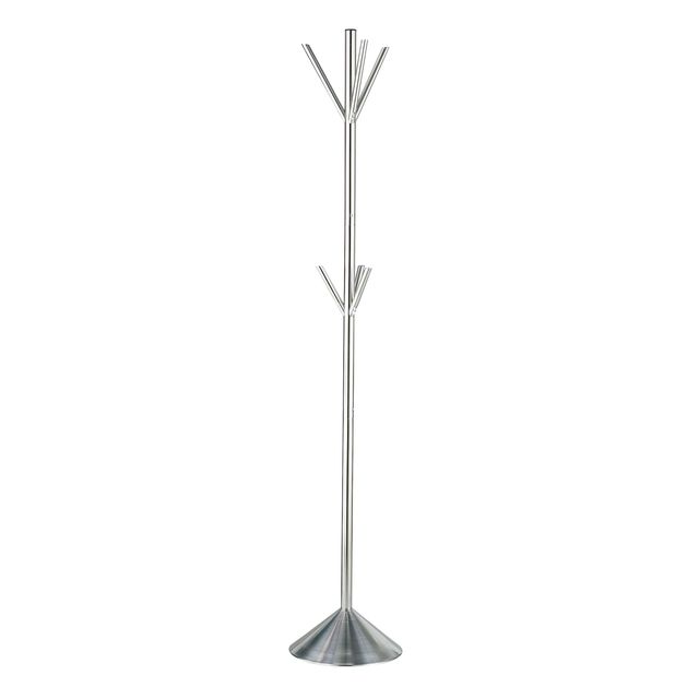 Adesso® Pegs Brushed Steel Coat Rack-0