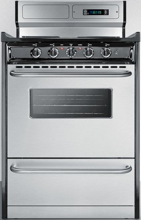 Summit® 24" Stainless Steel Freestanding Electric Range-0