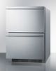 Summit® 4.8 Cu. Ft. Stainless Steel Refrigerator Drawers-1