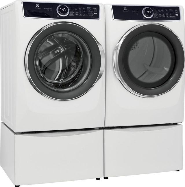 Electrolux® White Front Load Washer & Gas Dryer Laundry Pair-3