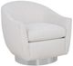 Fairfield® Customizable Hazel Swivel Chair with Nickel Metal Base-0