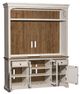 Liberty Furniture Morgan Creek Antique White/Wirebrushed Tobacco Entertainment Center-5