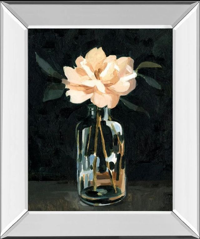 Classy Art Dark Rose Arrangement I by Emma Caroline Mirror Framed Wall Art-0