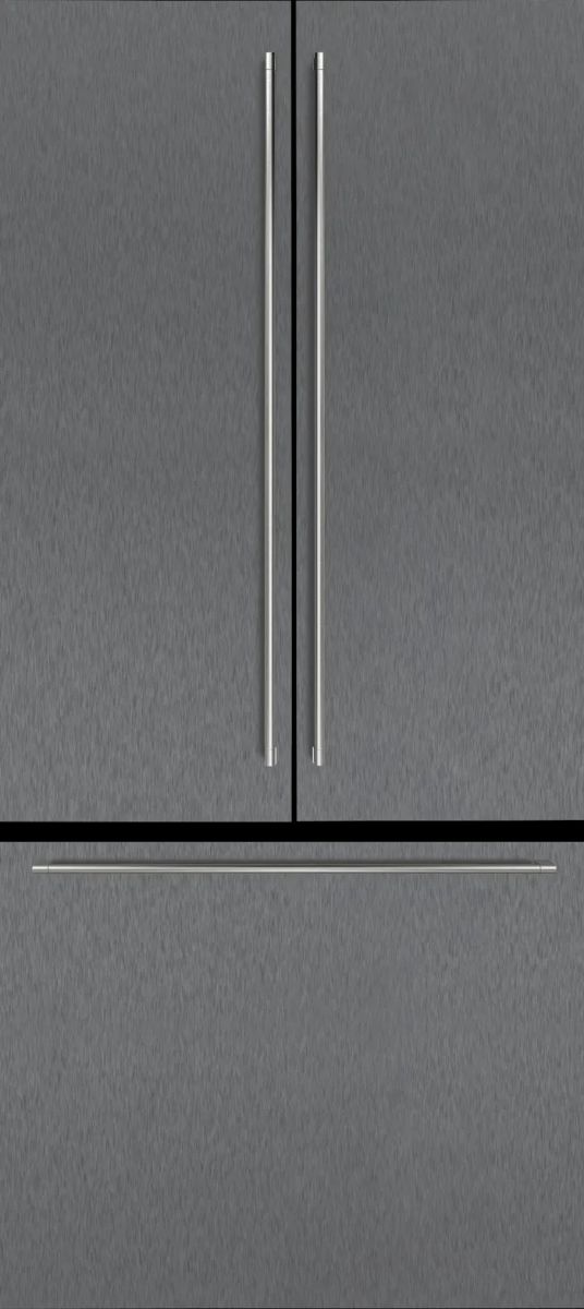 Gaggenau Vario Cooling Expressive Series 36" Dark Brushed Stainless Steel Refrigerator Door Panel with Handles-0
