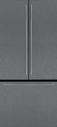 Gaggenau Vario Cooling Expressive Series 36" Dark Brushed Stainless Steel Refrigerator Door Panel with Handles-0