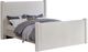 Meridian Furniture Elias Cream Velvet Full Upholstered Panel Bed-0