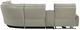 ACME Furniture Jayke 3-Piece Light Gray L-Shape Power Reclining Sectional-5