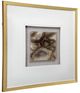 A & B Home Remi Gold/Light Gray Shadow Box Wall Art-0