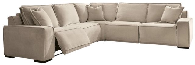 Benchcraft® Carceri 5-Piece Cashmere Power Reclining L-Shape Sectional-0