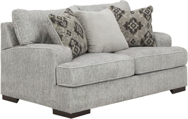 Benchcraft® Mercado Pewter Loveseat-0
