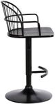 Armen Living Edward Black Bar Stool-4