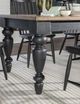 Legacy Classic Vintage Market Barnwood Oak Counter Table with Kettle Black Base-4