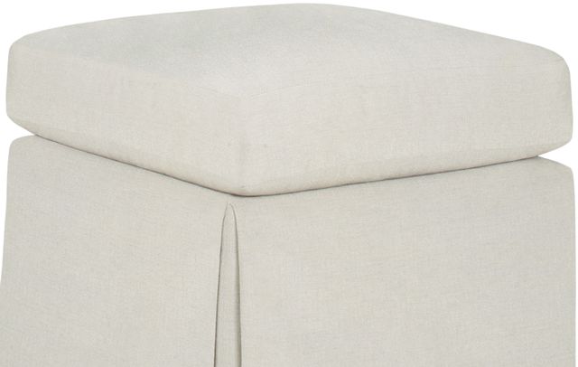 Temple Furniture Hawkins Merit Pearl Slipcovered Ottoman-1