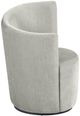 Coaster® Nueva Dove Gray Upholstered Swivel Chair-3