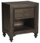Liberty Furniture Catawba Hills Peppercorn Leg Nightstand-0