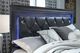 Global Furniture USA Pompei Metallic Gray King Panel Bed with LED-3