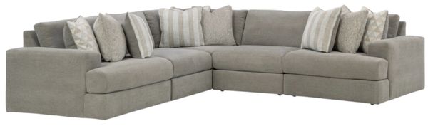 Signature Design by Ashley Avaliyah 5-Piece Ash Curved Sectional