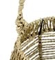 A & B Home Kira Brown Seagrass Rope Wrapped Lantern with Handle-2